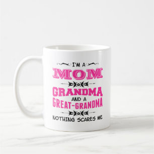 Ich bin eine Mama, Oma und ein großes Oma Kaffeetasse