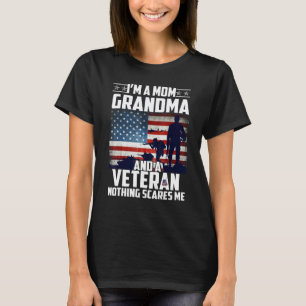 Ich bin eine Mama Oma und ein Veteran nichts inter T-Shirt