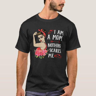 Ich bin eine Mama Rosie The Riveter Strong Mama Mo T-Shirt