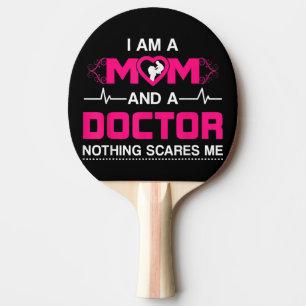 Ich bin eine Mama und ein Arzt, nichts macht mich Tischtennis Schläger