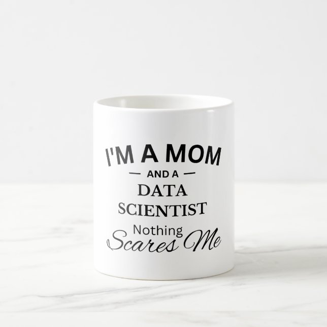 Ich bin eine Mama und ein Datenwissenschaftler, de Kaffeetasse (Mittel)