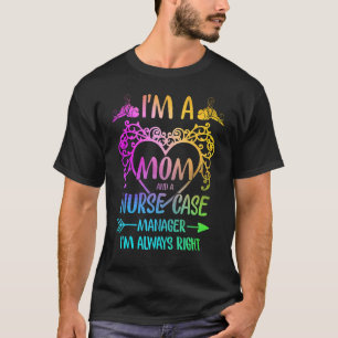 Ich bin eine Mama und Krankenpflegerin, die ich im T-Shirt