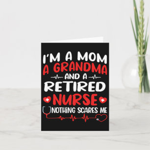 Ich bin eine Mutter und eine Oma und pensionierte Karte
