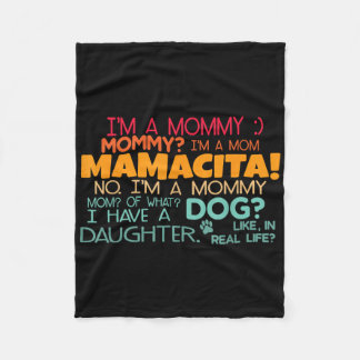 Ich bin eine Mutti, Mutti_ Ich bin eine Mama Mamac Fleecedecke