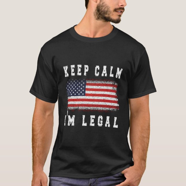 Ich bin eine neue US-Staatsbürgerin, die amerikani T-Shirt (Vorderseite)