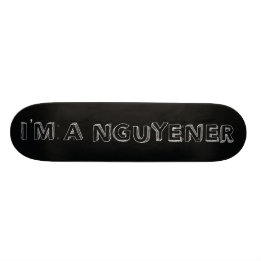Ich bin eine NGUYENER Skate-Plattform Skateboard