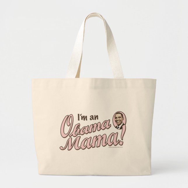 Ich bin eine Obama-Mutter Bag Jumbo Stoffbeutel (Vorne)