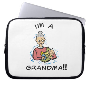 Ich bin eine Oma-Oma und ein Baby-Geschenk Laptopschutzhülle