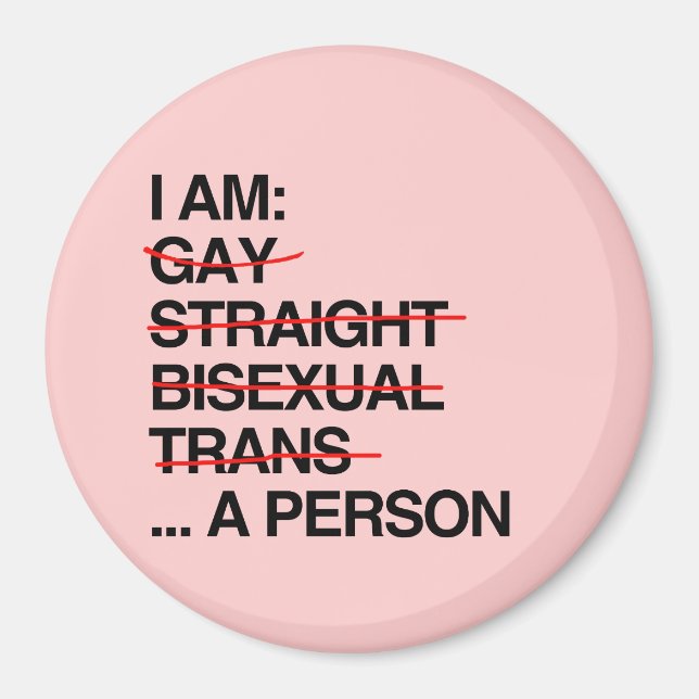 ICH BIN EINE PERSON MAGNET (Vorne)