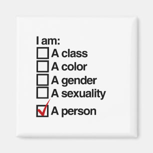Ich bin eine Person - Nichtdiskriminierung Magnet