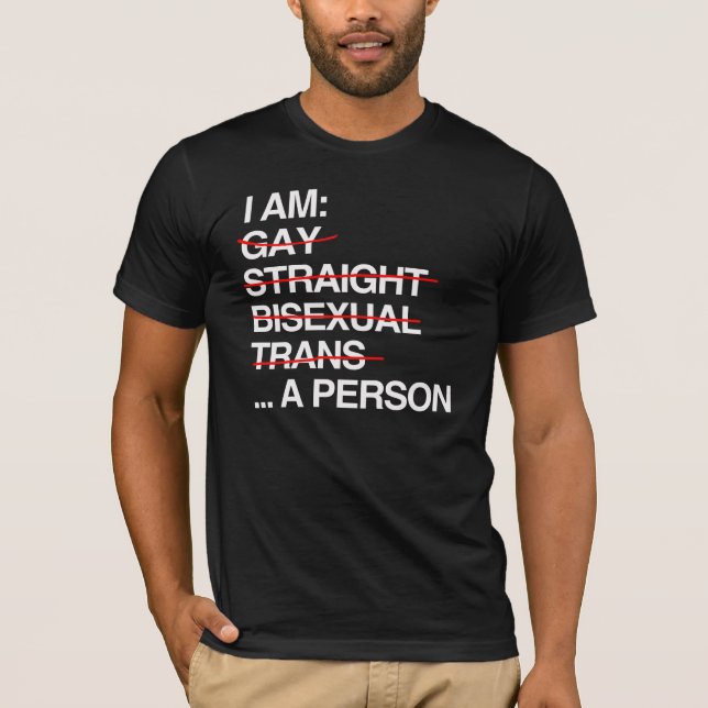 ICH BIN EINE PERSON T-Shirt (Vorderseite)