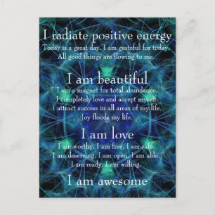 Ich bin eine phantastische Postkarte