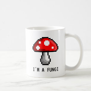 Ich bin eine Pilz-Pixel-Pilz-Tasse Tasse