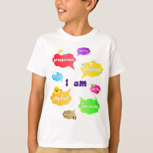 Ich bin eine positive Bestätigung Worte Selbst-Lie T-Shirt