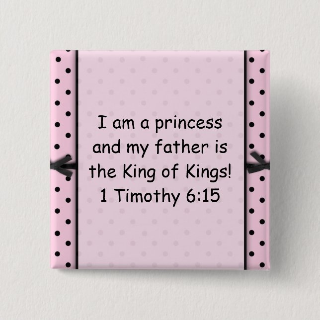 Ich bin eine Prinzessin und mein Vater ist der Button (Vorderseite)