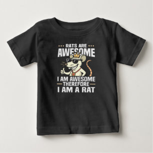 Ich bin eine Ratte, daher sind Ratten, ich bin gro Baby T-shirt