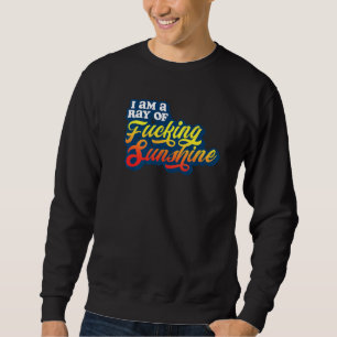Ich bin eine Reue, die sonnenglänzende, gruselige  Sweatshirt