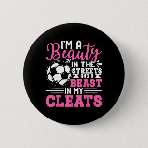 Ich bin eine Schönheit auf der Straße und ein Bies Button