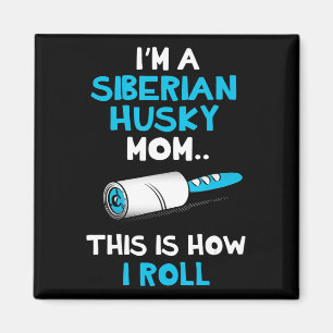 Ich bin eine sibirische Husky-Mutter, so mache ich Magnet