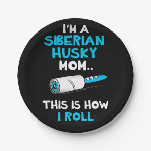 Ich bin eine sibirische Husky-Mutter, so mache ich Pappteller