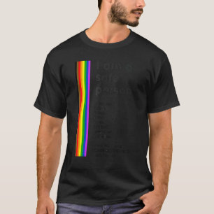 Ich bin eine sichere Person LGBTQ Ally Safe Space T-Shirt