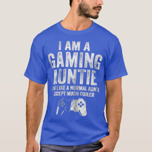 Ich bin eine Spieleruntie Funny Video Gamer Tante T-Shirt