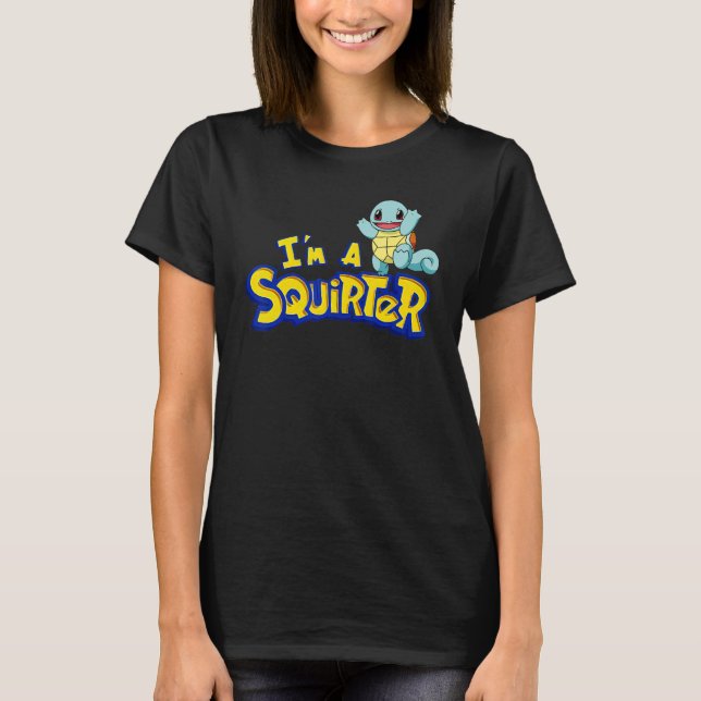 Ich bin eine Squirter Turtle Niedlich T-Shirt (Vorderseite)