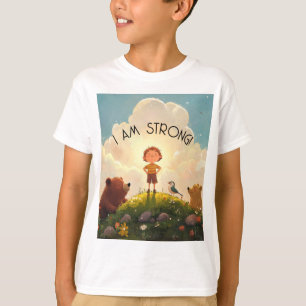 Ich bin eine starke Jungs-Bestätigung T-Shirt