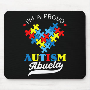 Ich bin eine stolze Abuela Autismus-Bewusstsein Au Mousepad