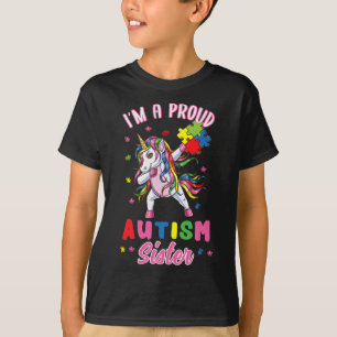 Ich bin eine stolze Autismus-Schwester Autismus-Be T-Shirt