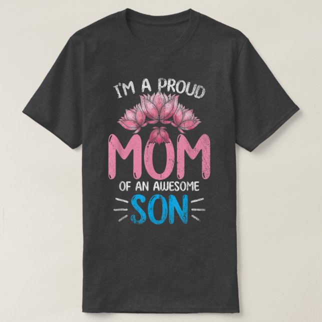 Ich bin eine stolze Mama einer Phantastischen Mutt T-Shirt (Design vorne)