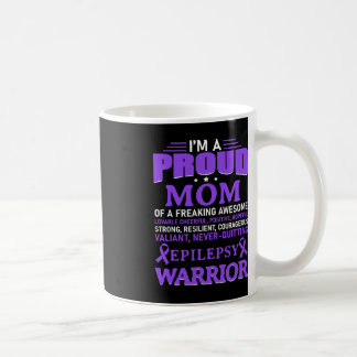 Ich bin eine stolze Mama Epilepsie Bewusstsein Lil Kaffeetasse