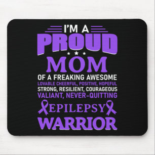 Ich bin eine stolze Mama Epilepsie Bewusstsein Lil Mousepad