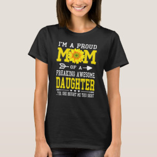 Ich bin eine stolze Mama Muttertag Sonnenblumen-To T-Shirt