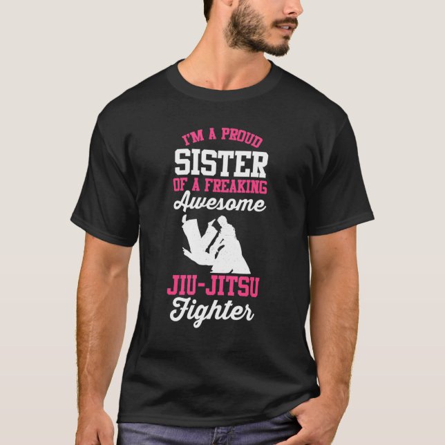 Ich bin eine stolze Schwester des Jiu-jitsu-Käufer T-Shirt (Vorderseite)