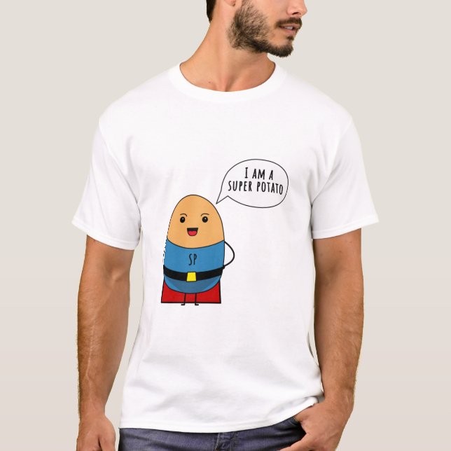 Ich bin eine Superkartoffel T-Shirt (Vorderseite)
