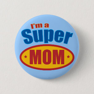Ich bin eine SuperMama Button