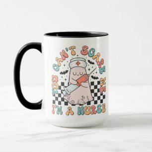 Ich bin eine Tasse im Krankenwagen Retro Halloween