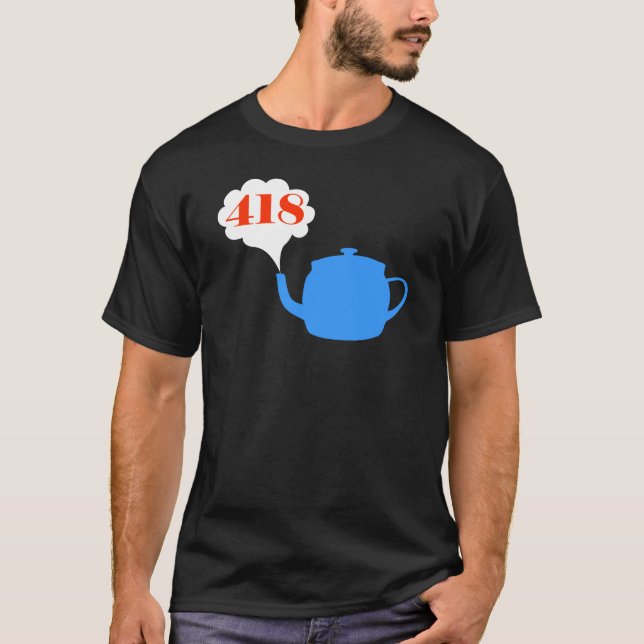 Ich bin eine Teekanne T-Shirt (Vorderseite)