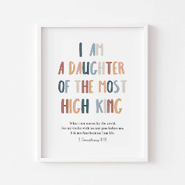 Ich bin eine Tochter des höchsten Königs-Posters Poster