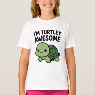 Ich bin eine total süße Schildkröte, toller Schild T-Shirt