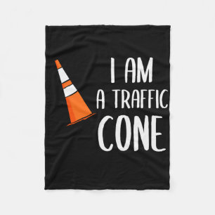 Ich bin eine Traffic Cone Orange Lazy Easy Costume Fleecedecke