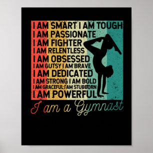 Ich bin eine Turnerin Lustiger Turntrainer Poster