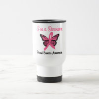 Ich bin eine Überlebend-Brustkrebs-Reise-Tasse