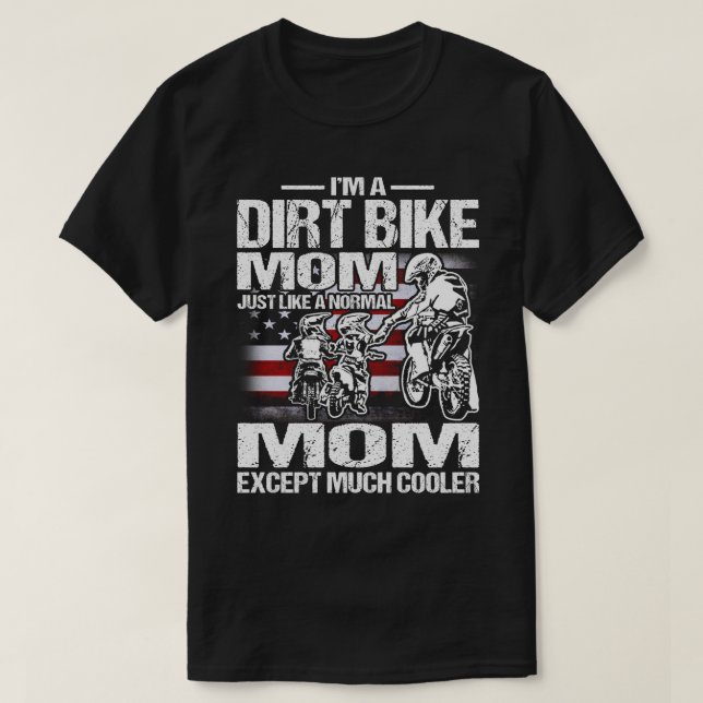 Ich bin eine unruhige MAMA wie eine normale MAMA,  T-Shirt (Design vorne)