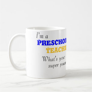 Ich bin eine Vorschullehrer-Tasse Tasse