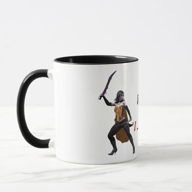 ICH BIN EINE WARRIOR 2 TASSE (Links)