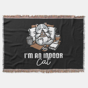 Ich bin eine Wohnungskatze - introvertierte Katze Decke