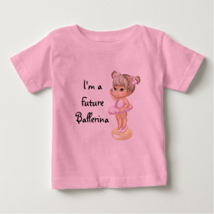 Ich bin eine zukünftige Ballerina Baby T-shirt