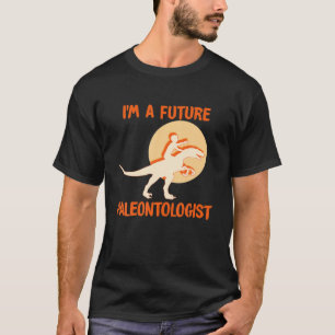Ich bin eine zukünftige Paläontologin Dinosaurier T-Shirt